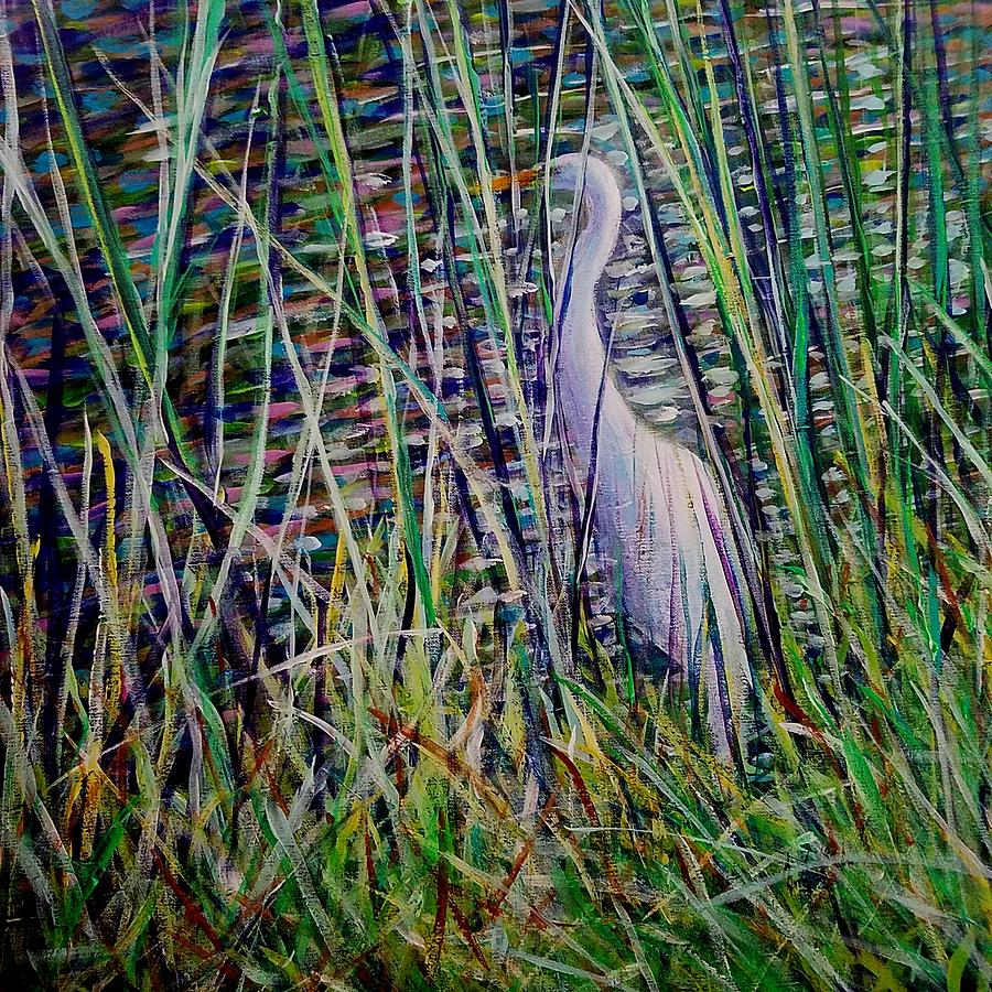Florida Water Bird #3 Painting by Larry Palmer
