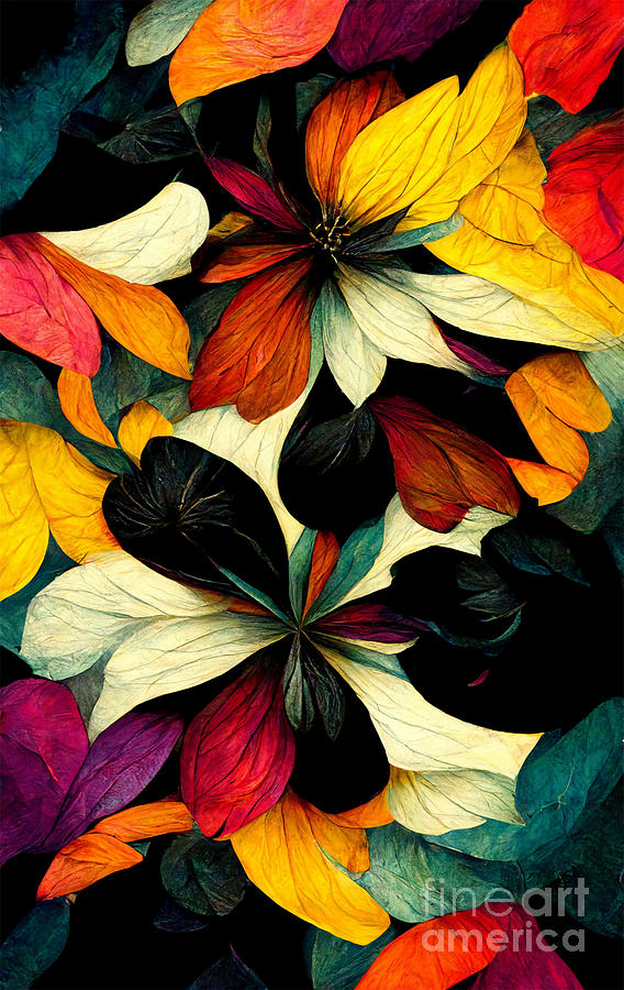 Flowers on Wood Canvas Print / Canvas Art by Andreas Thaler - Pixels Canvas  Prints