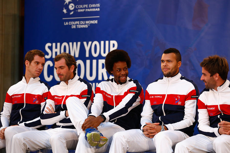 France v Switzerland - Davis Cup World Group Final: Previews #3 Photograph by Julian Finney