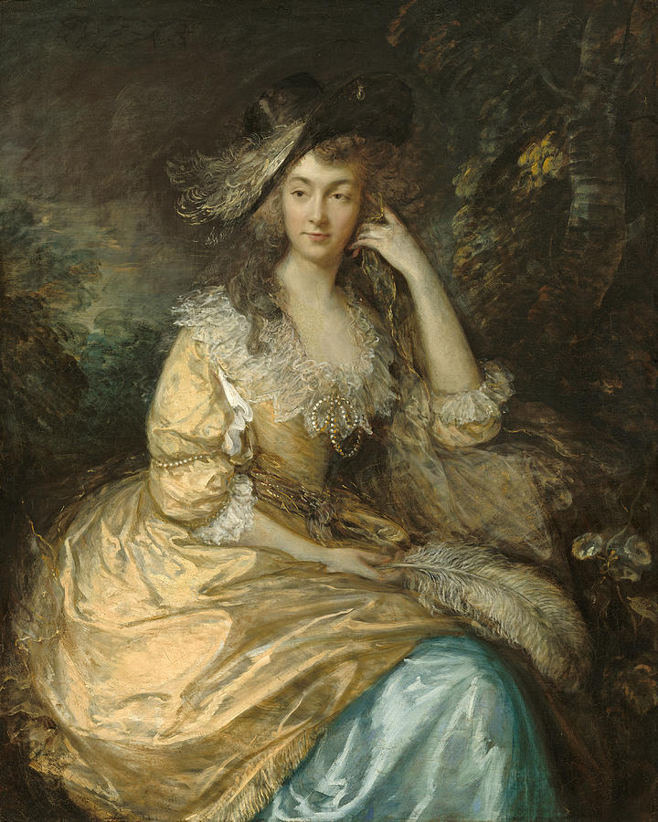 Frances Susanna, Lady de Dunstanville #3 Painting by Thomas Gainsborough