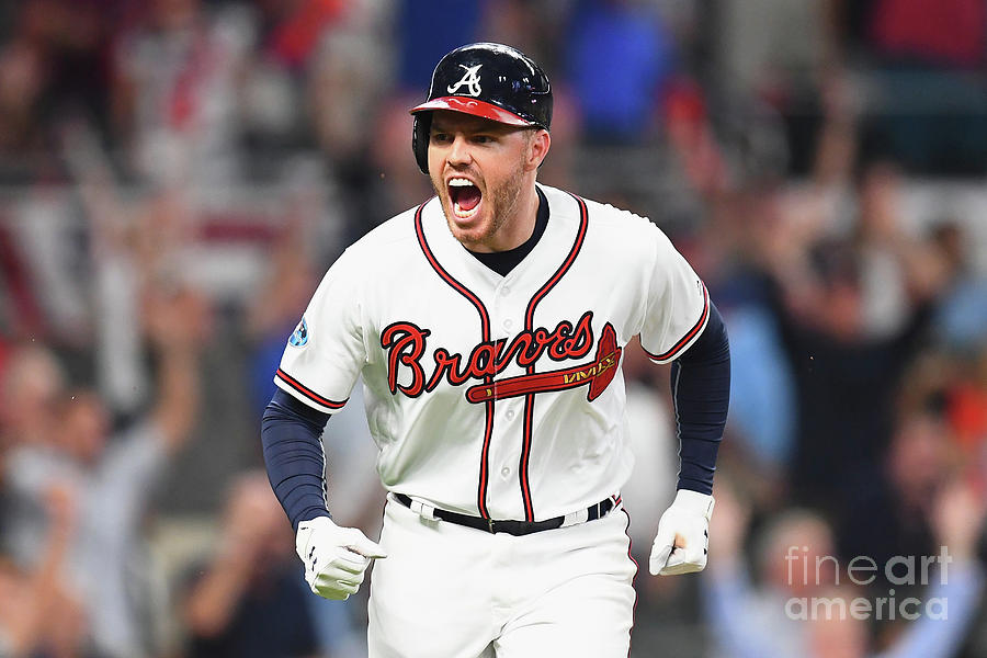 Freddie Freeman Photograph by Scott Cunningham Freddie Freeman Photograph by Scott Cunningham