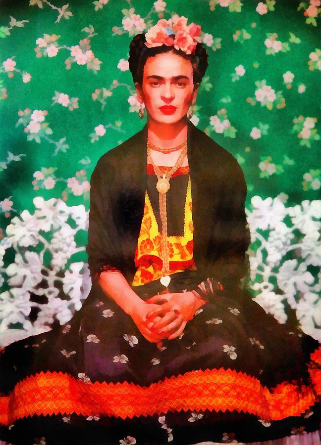 Frida Kahlo Digital Art by Samantha Buxton