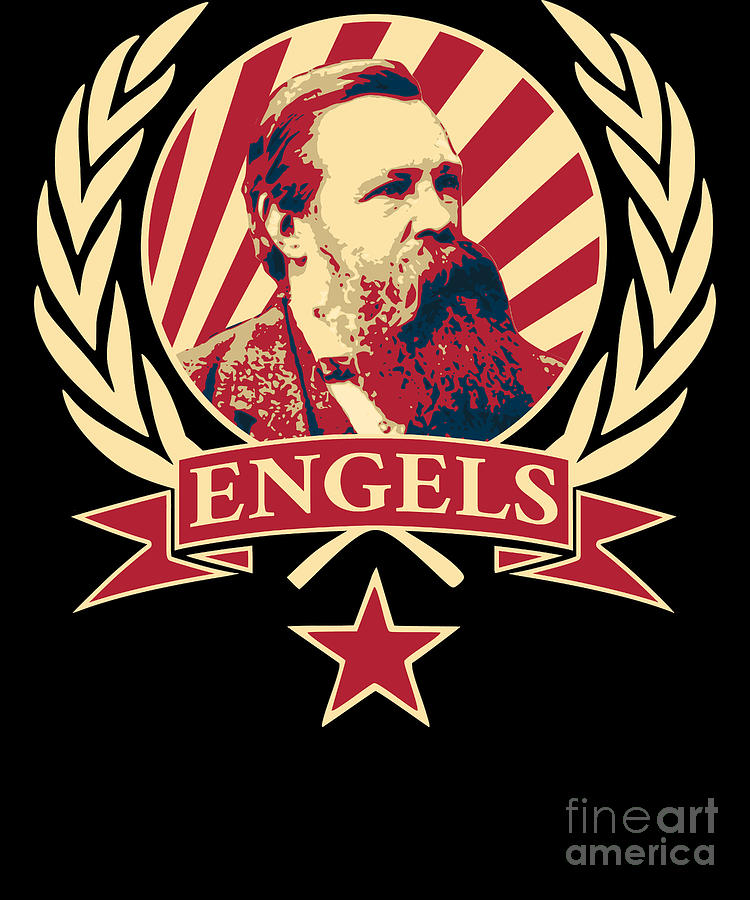 Friedrich Engels Digital Art by Filip Schpindel Fine Art America