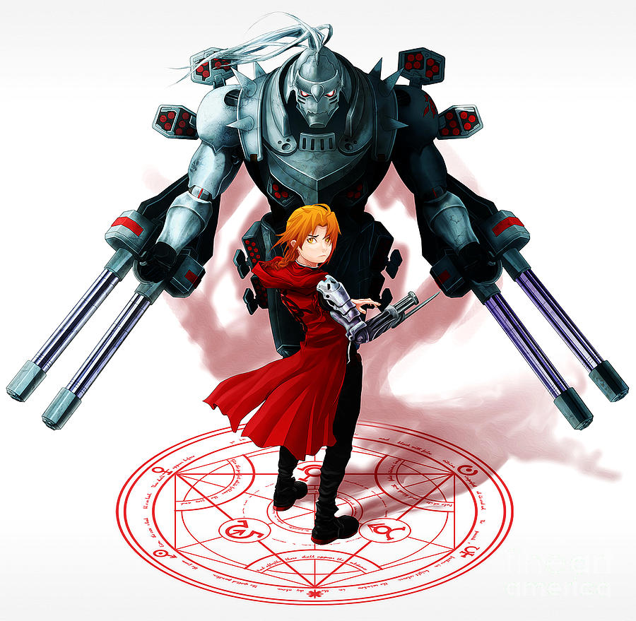 Fullmetal Alchemist Brotherhood #3 Digital Art by Navid Zen - Pixels