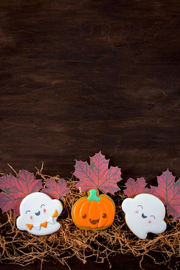 Funny gingerbread cookies for Halloween #3 Photograph by Irina_Timokhina