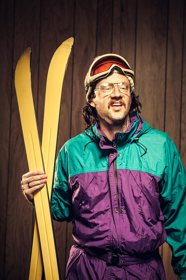 Funny Ski Bum in Lodge #3 Photograph by RyanJLane