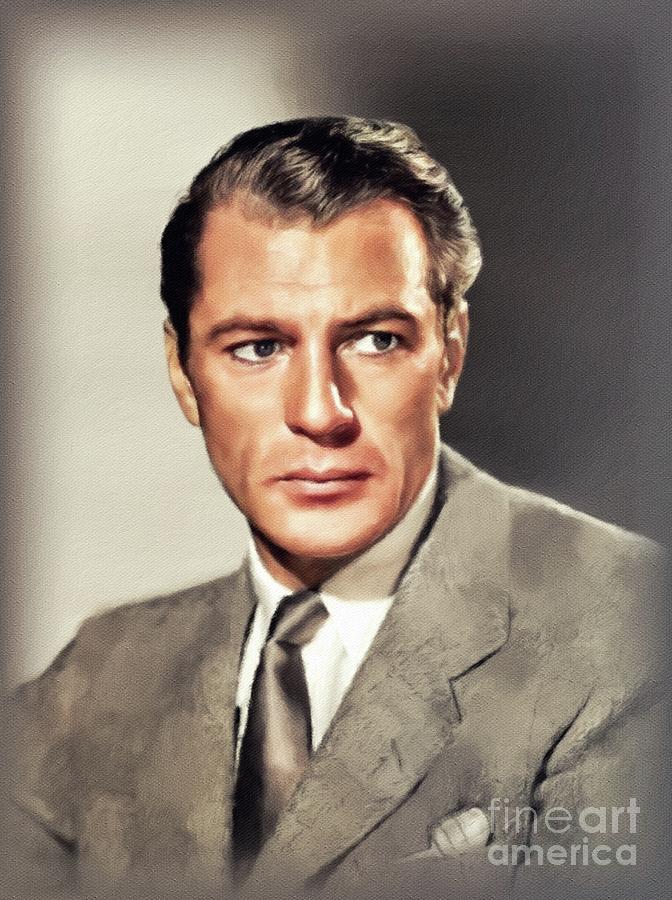 Gary Cooper, Classic Actor #3 Painting by Esoterica Art Agency
