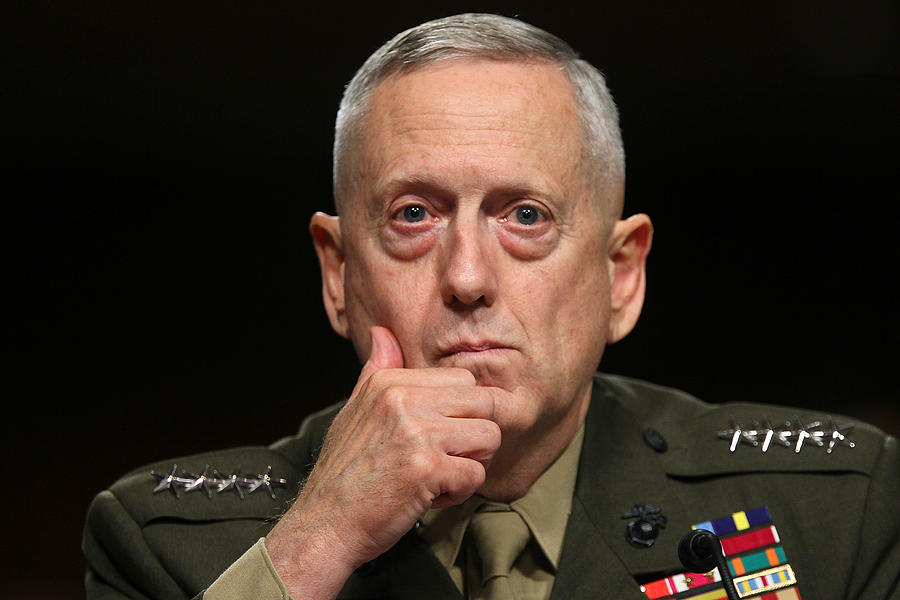 Gen. James Mattis Attends Confirmation Hearing To Head US Central Command Photograph by Alex Wong Gen. James Mattis Attends Confirmation Hearing To Head US Central Command Photograph by Alex Wong