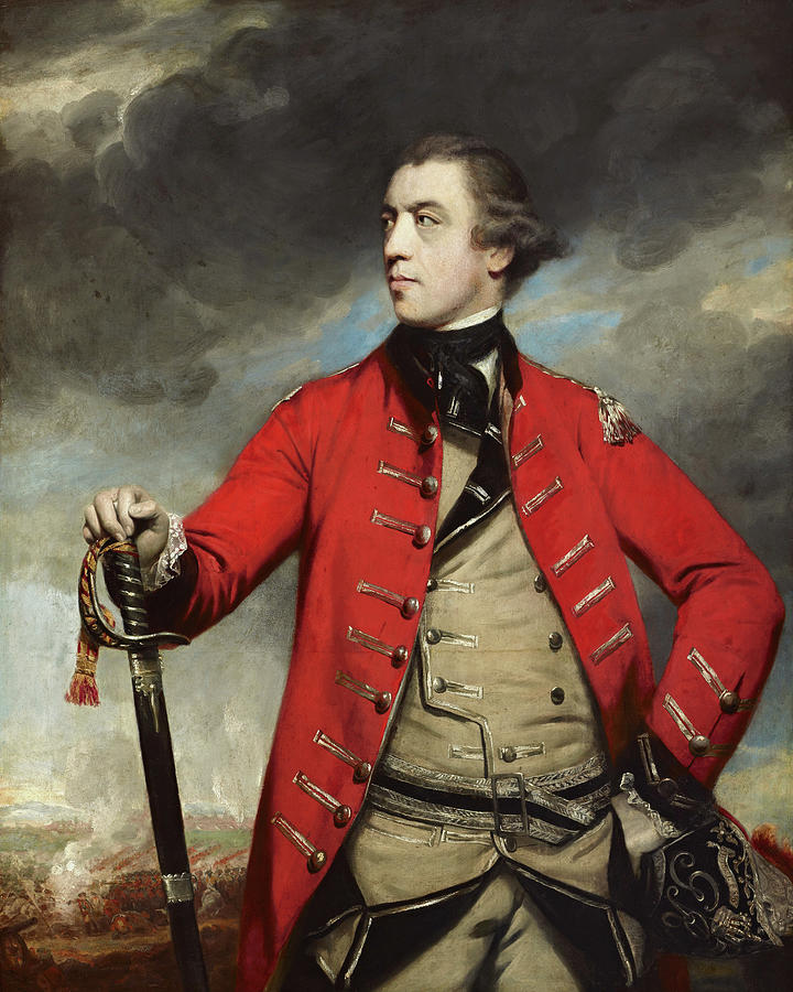 General John Burgoyne Painting by Joshua Reynolds - Fine Art America