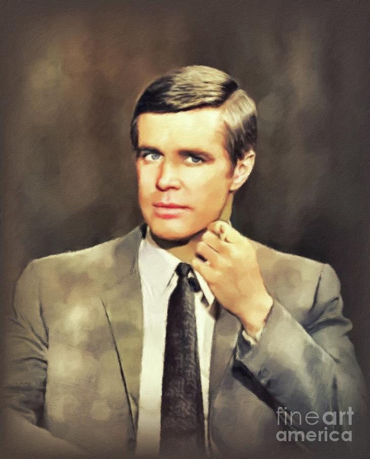 George Peppard, Actor #3 Painting by Esoterica Art Agency