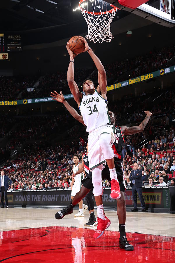 Giannis Antetokounmpo Photograph - Giannis Antetokounmpo #3 by Sam Forencich