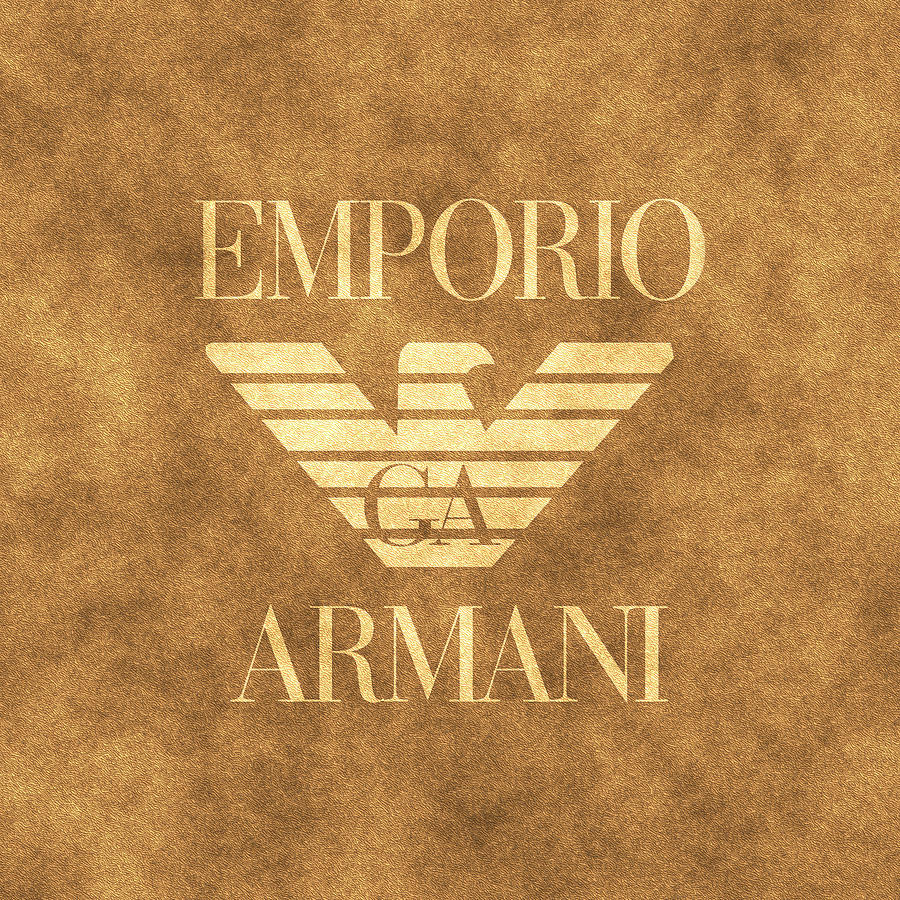 Giorgio Armani. Logo Digital Art by Vittore Youngs