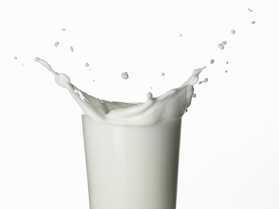 Glass of Milk Photograph by Buena Vista Images