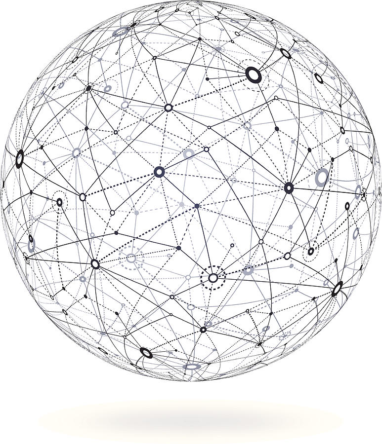 Global network #3 Drawing by Ani_Ka