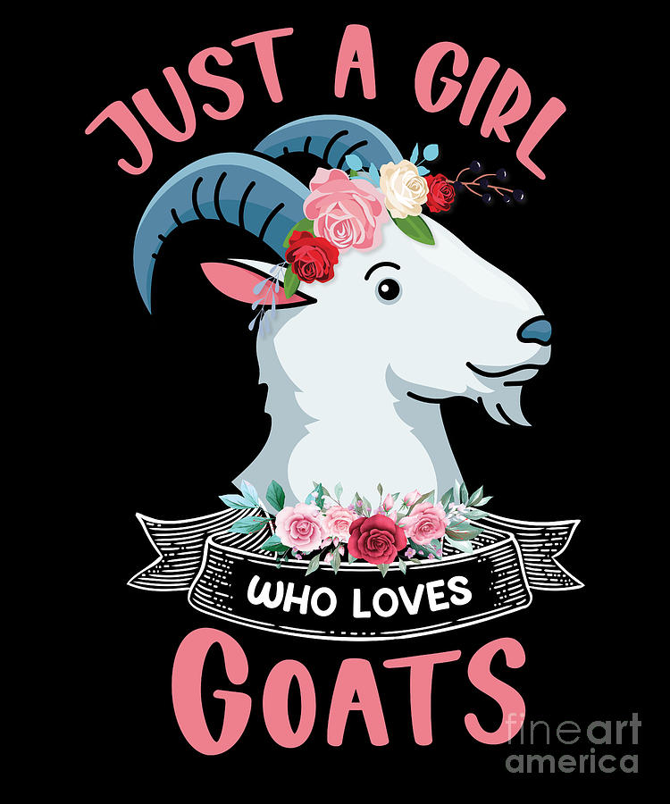 Goat Digital Art - Goat Farmer Farm Goat Lover Gift #3 by RaphaelArtDesign