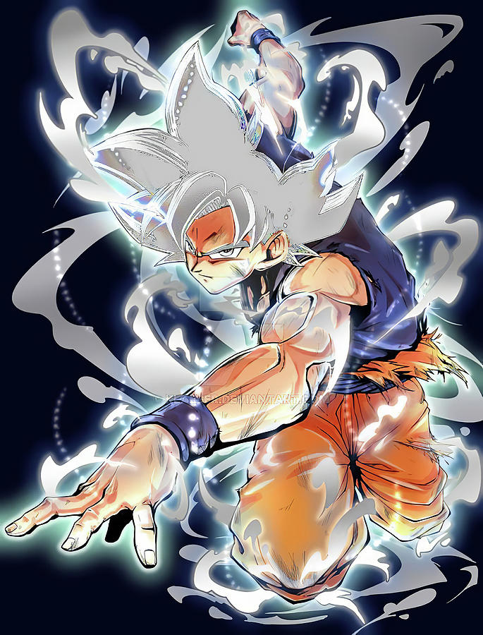 Goku Ultra Instinct Digital Art by Lac Lac - Fine Art America