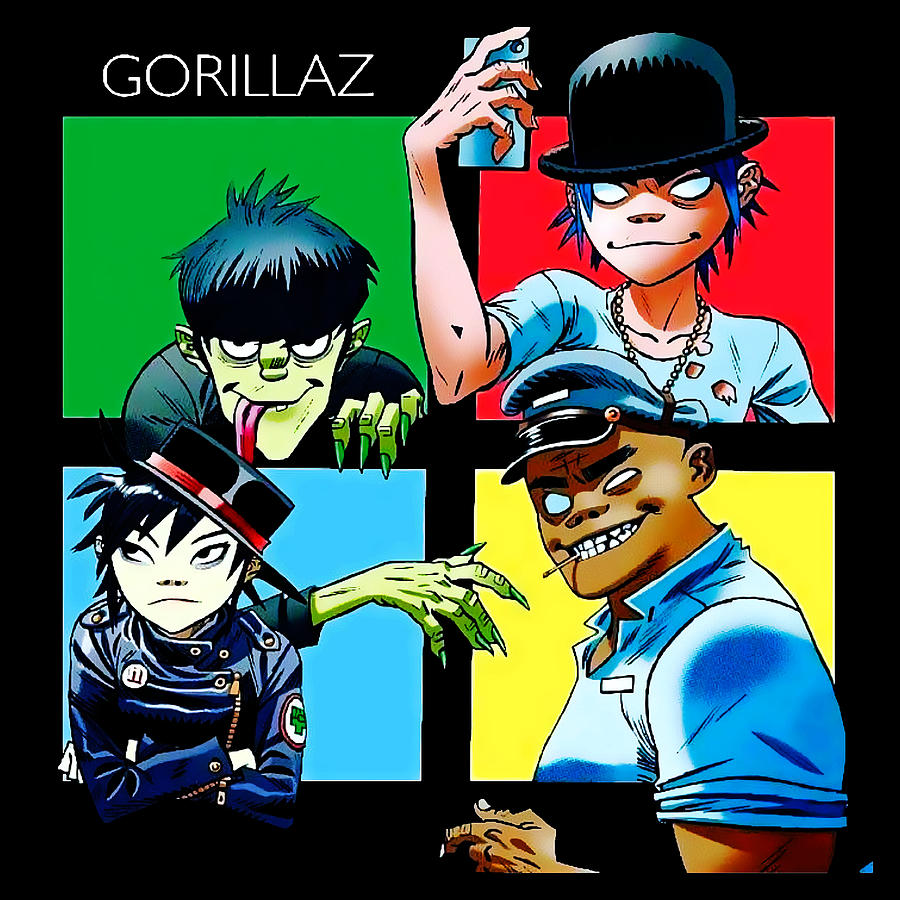 Gorillaz Band Digital Art by Andry Dwi Fine Art America