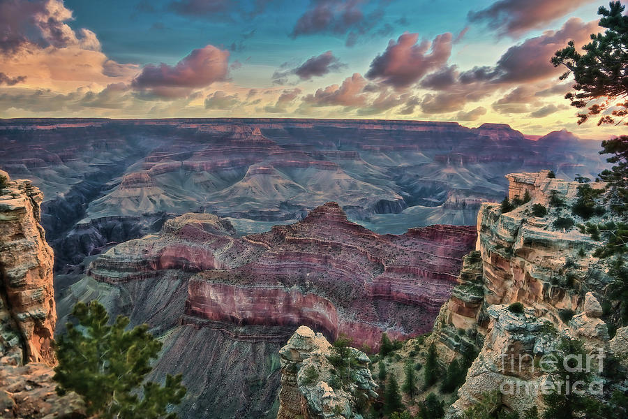 Grand Canyon Landscape  #3 Digital Art by Chuck Kuhn