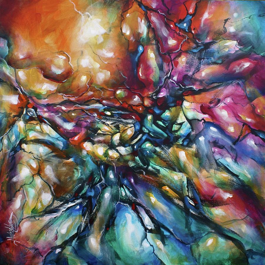 Gravity #3 Painting by Michael Lang