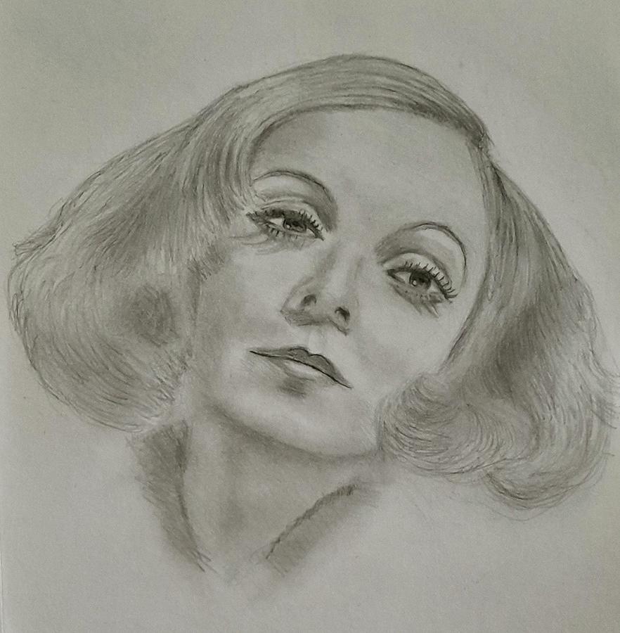 Greta Garbo Drawing by Paul Blackmore - Fine Art America