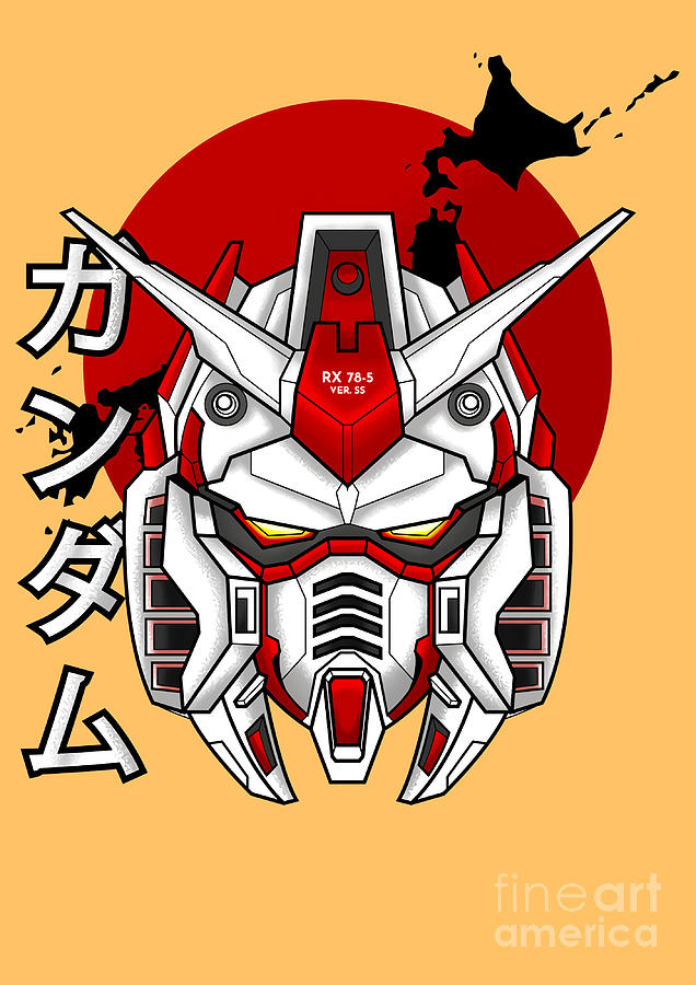 Gundam Head Vector