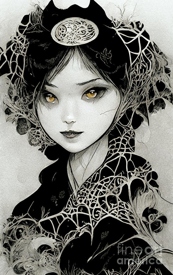 Halloween Digital Art - Halloween manga #3 by Sabantha