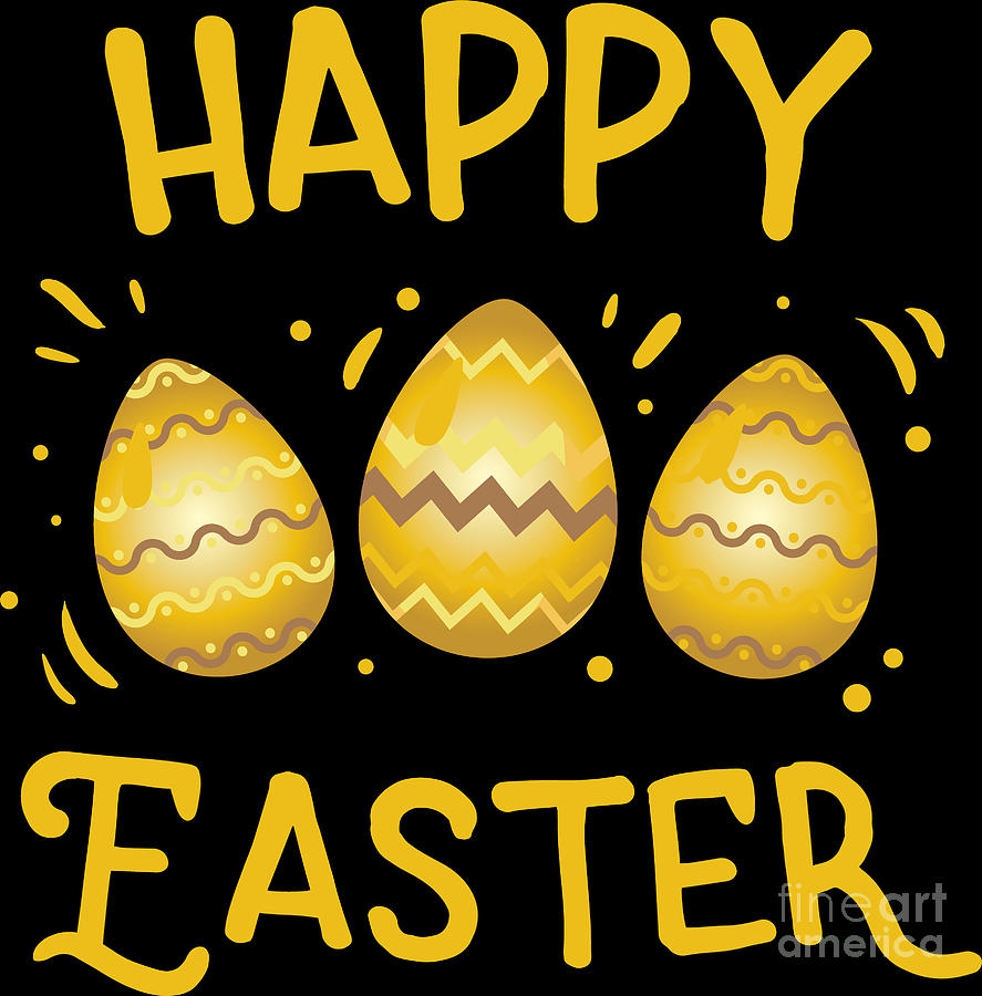 Happy Easter Wishes Egg Hunting Religious Sunday Gift Digital Art ...