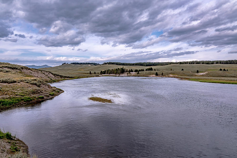 Hayden Valley and Yellowstone River, Yellowstone National Park #3 Photograph by Alex Grichenko
