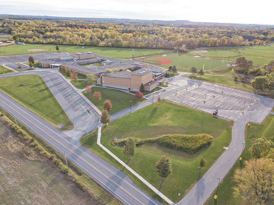 Honeoye Falls-Lima Middle School Photograph by Ray Sheley - Fine Art