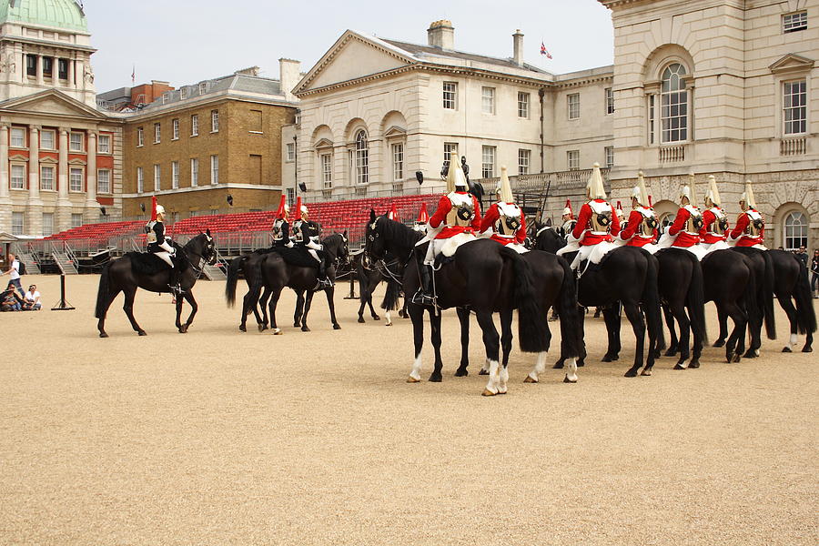 Household Cavalry - change of guards #3 Photograph by Pejft