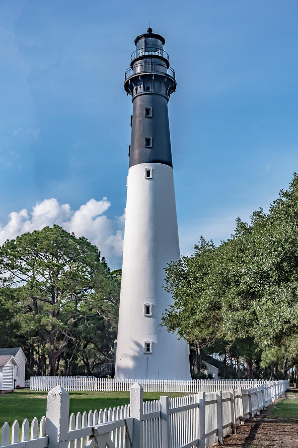 Hunting Island State Park lighthouse #3 Photograph by Alex Grichenko