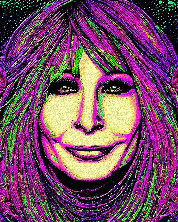 Hypnotic Illustration Of Barbra Streisand Digital Art By Edgar Dorice Fine Art America 1206