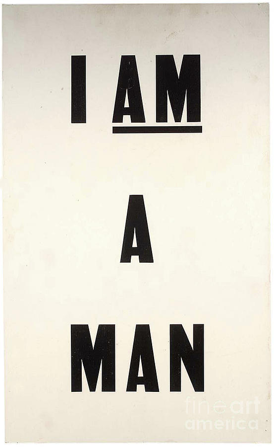 I Am A Man Painting - I Am A Man by Baltzgar