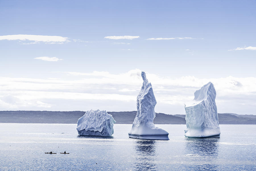 Iceberg on the Wolf Cove of Bonavista #3 Photograph by Jimfeng