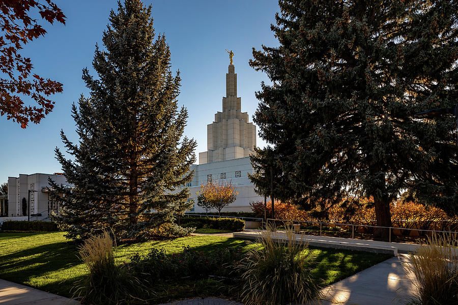 Idaho Falls Temple Photograph by K Bradley Washburn Idaho Falls Temple Photograph by K Bradley Washburn