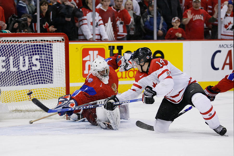 IIHF World Juniors Semifinals - Canada v Russia #3 Photograph by Richard Wolowicz IIHF World Juniors Semifinals - Canada v Russia #3 Photograph by Richard Wolowicz