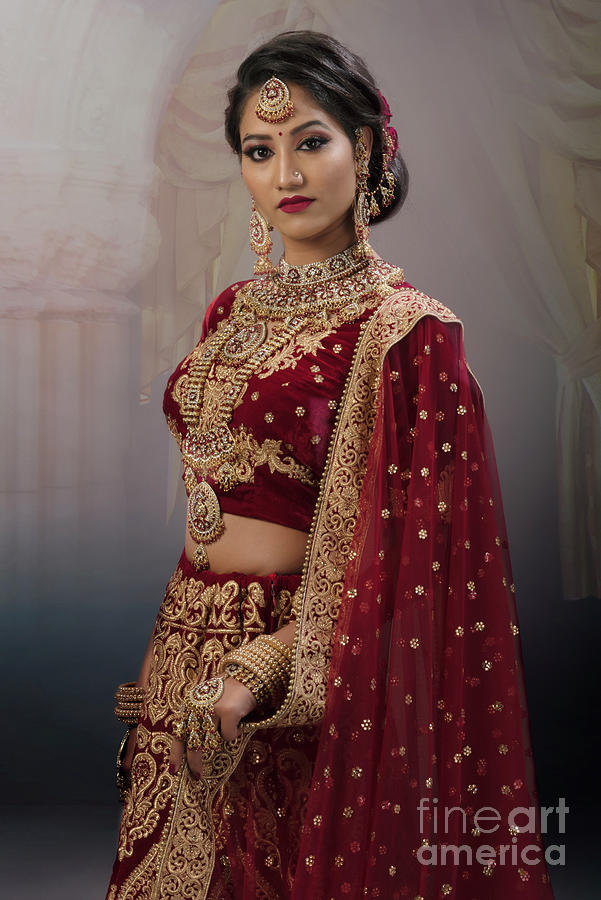 Indian Bride #3 Photograph by Kiran Joshi