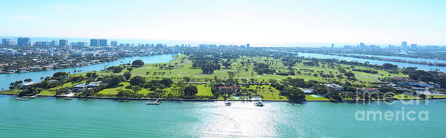Indian Creek Island Private Residences and Golf Club Aerial View Photograph by David Oppenheimer