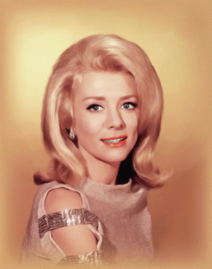 Inger Stevens, Actress #3 Painting by John Springfield - Pixels