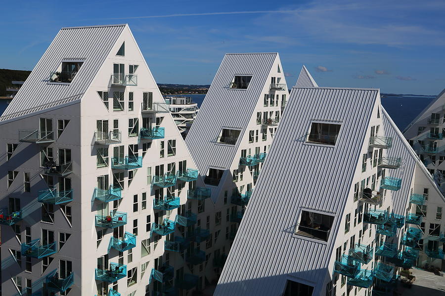 Isbjerget residental modern Housing in Aarhus, Denmark #3 Photograph by Pejft