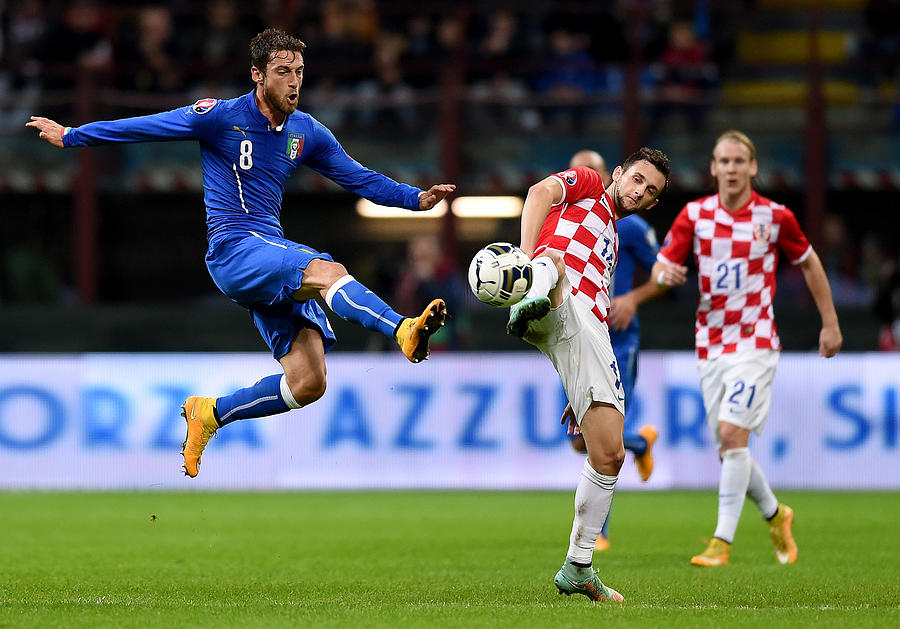 Italy v Croatia - EURO 2016 Qualifier #3 Photograph by Claudio Villa