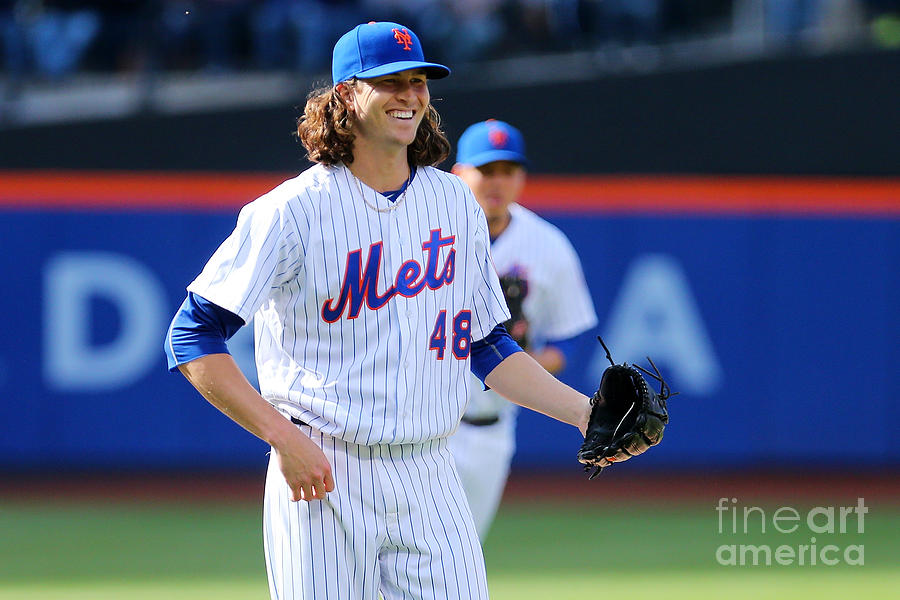 Jacob Degrom #3 Photograph by Mike Stobe