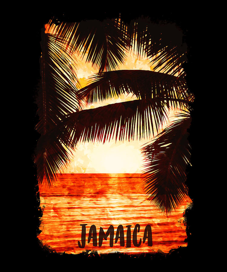 Jamaica Carribbean City Watercolor Digital Art By Alexandru Chirila 