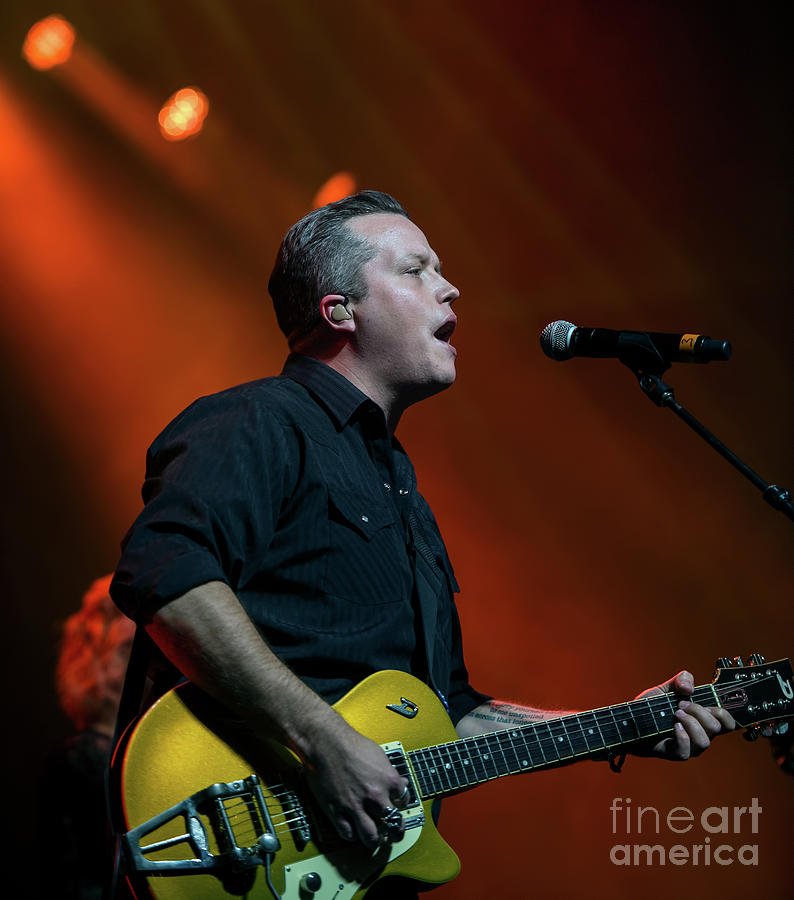 Jason Isbell with The 400 Unit #3 Photograph by David Oppenheimer