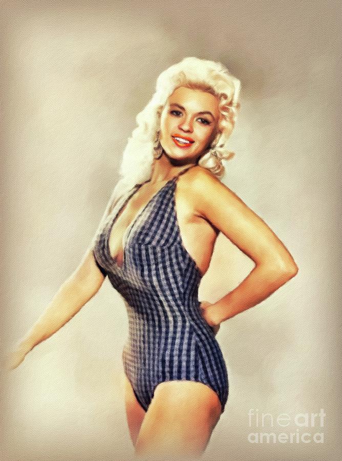 Jayne Mansfield, Hollywood Icon #3 Painting by Esoterica Art Agency