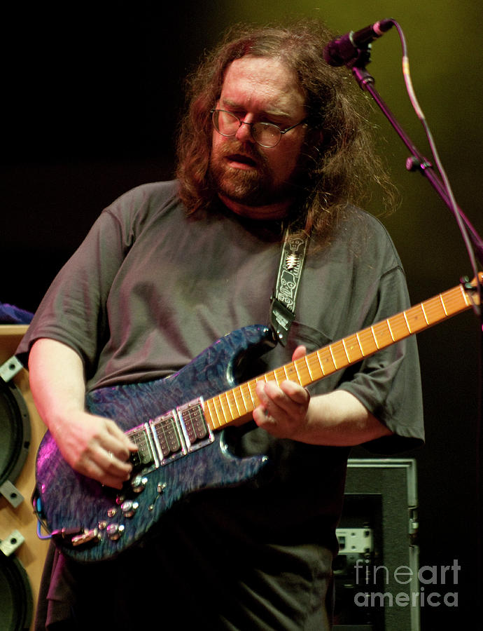 Jeff Mattson with Dark Star Orchestra at Gathering of the Vibes #3 Photograph by David Oppenheimer