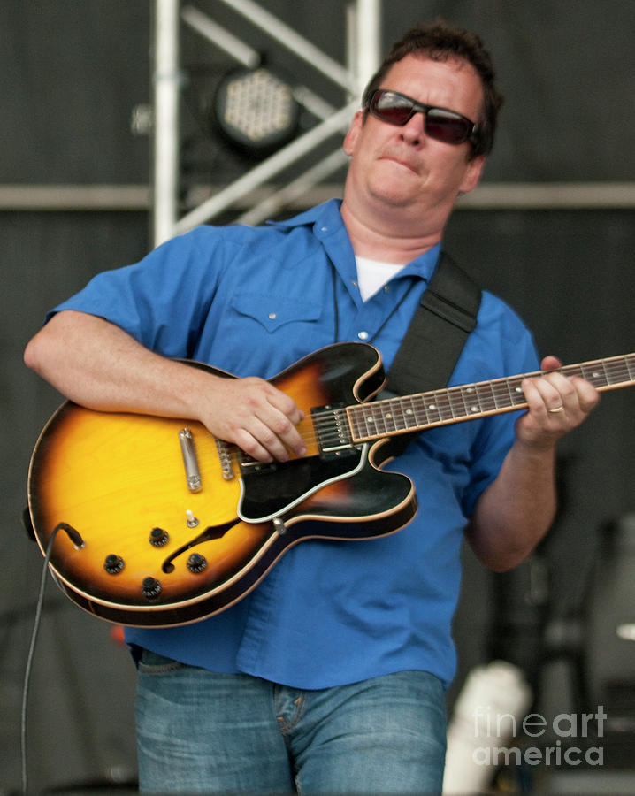 Jeff Raines with Galactic at Bonnaroo #1 Photograph by David Oppenheimer