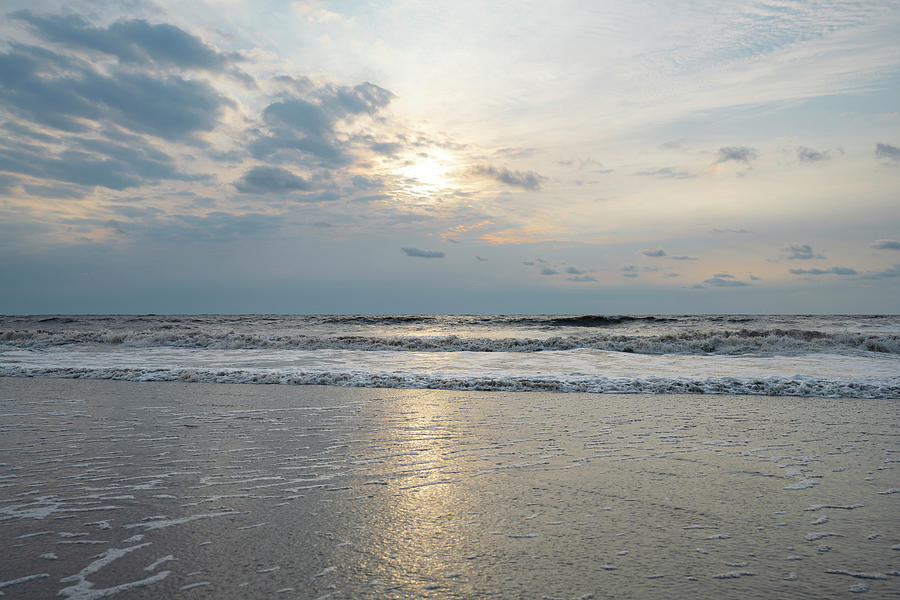 Jekyll Island beach silver sunrise Photograph by Margaret Wiktor - Fine ...