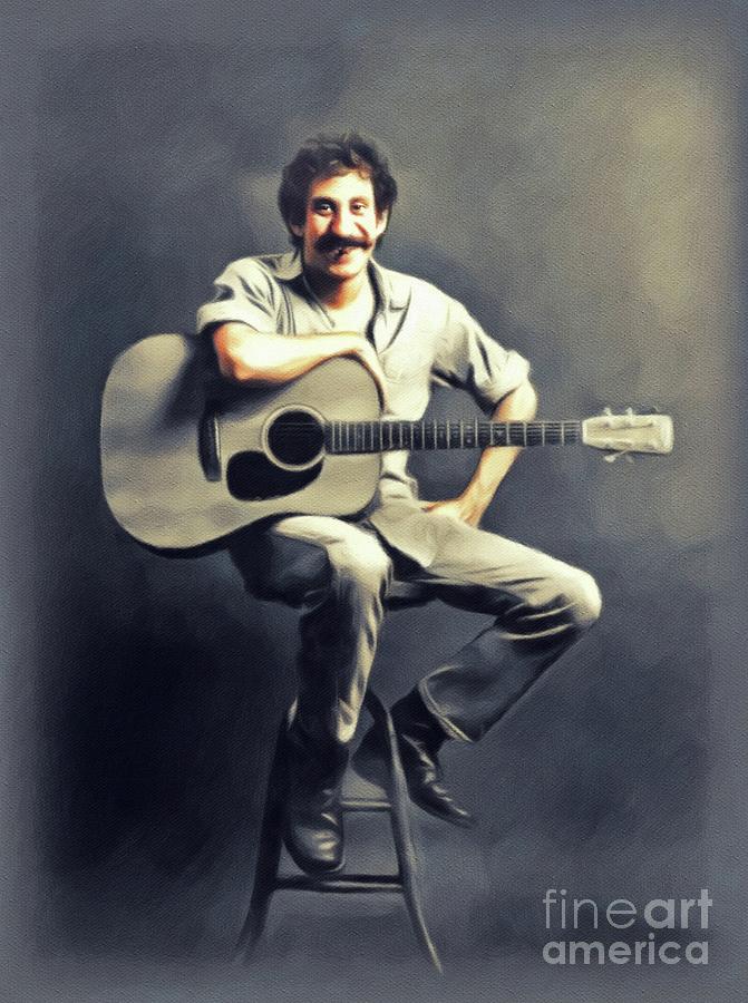 Jim Croce, Music Legend #3 Painting by Esoterica Art Agency