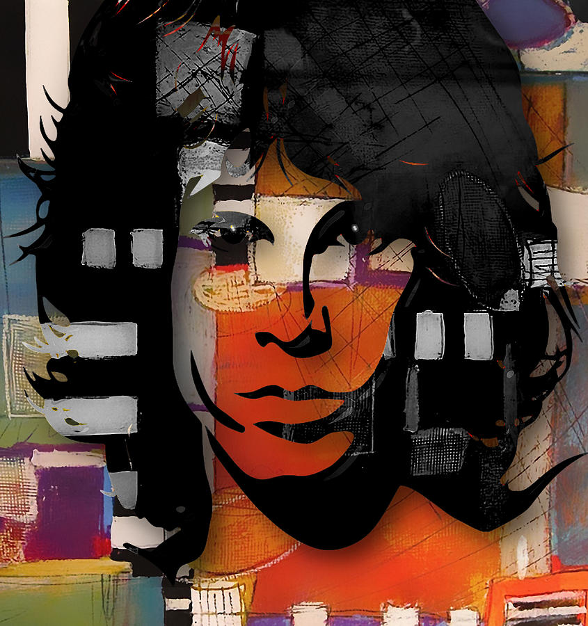Jim Morrison Of The Doors #2 Mixed Media by Marvin Blaine